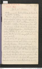 Seite 3, Tagebuch "Spitz a. d. Donau | Paläolithstation u. altbronz. Gräberfeld" (NHMW-PRAE-BBB-49)